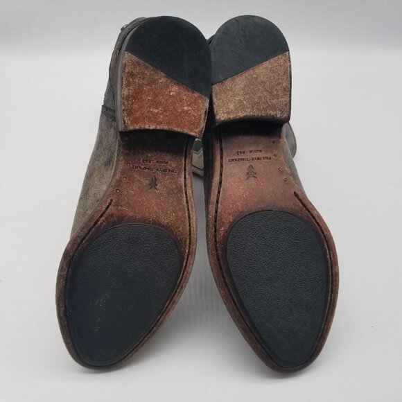 Frye 76980 Lindsay‎ Plate Women Short Leather Boots Size 6 B - Picture 6 of 8